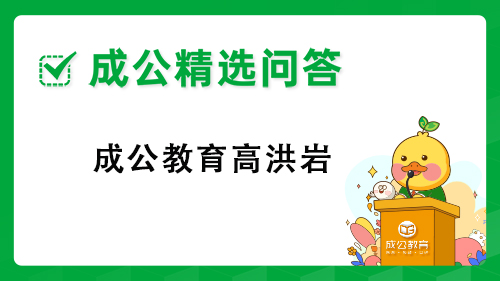 成公教育高洪岩