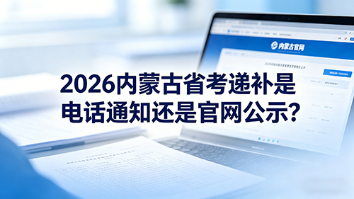 2026内蒙古省考递补是电话通知还是官网公示?