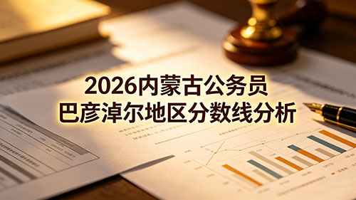2026内蒙古公务员巴彦淖尔地区分数线分析
